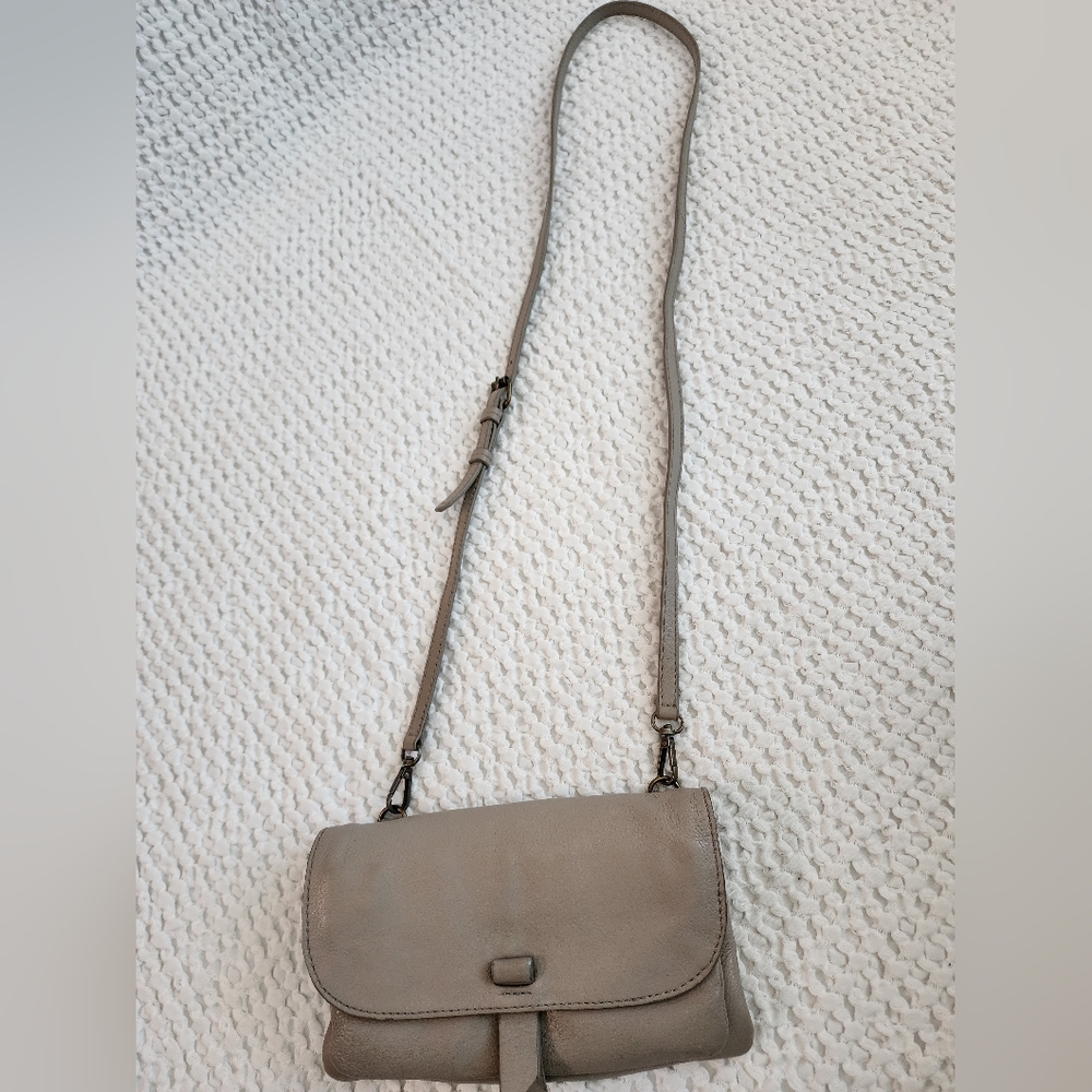 Lucky Brand Leather Crossbody with built-in wallet